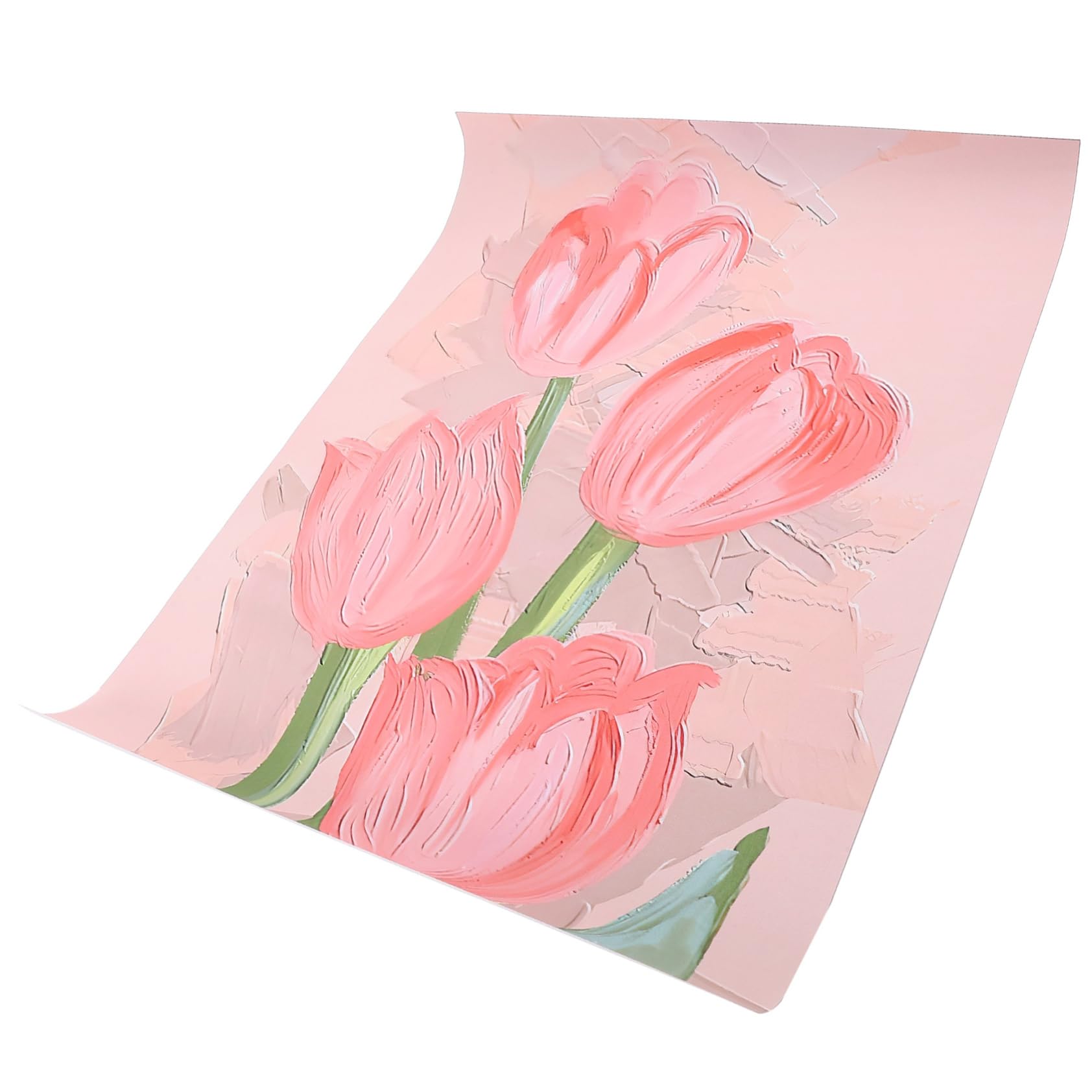 Amazon.co.jp: WOONEKY チューリップの絵画装飾 帆布壁装飾 30×40cm